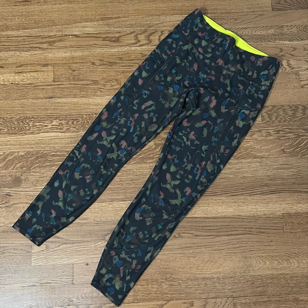 Athleta Rainier Leopard Legging/Tight Size M